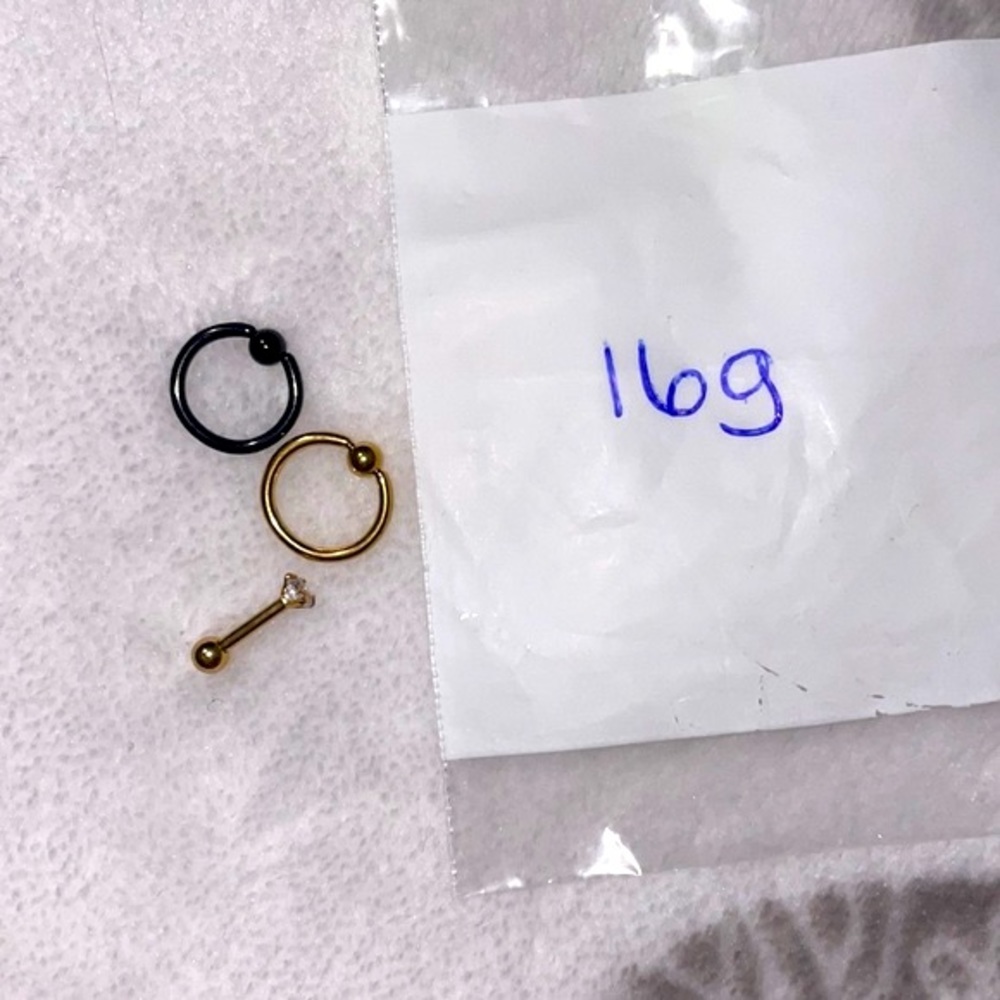 3 For 1 - 16g Nose Rings